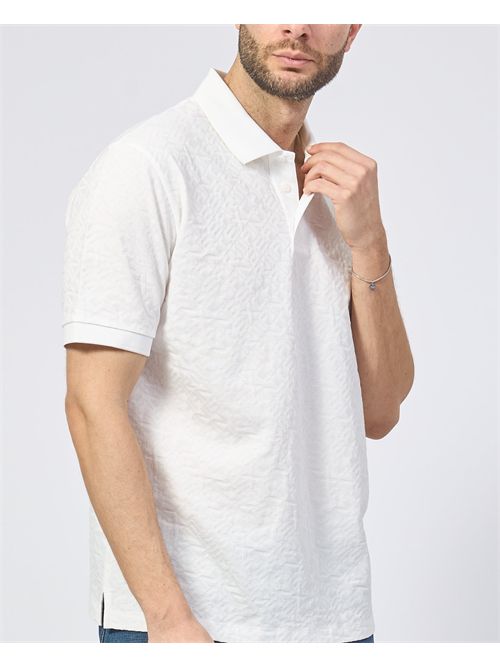 Armani Exchange Polo in mercerised fabric ARMANI EXCHANGE | XM000477-AF10337F0015